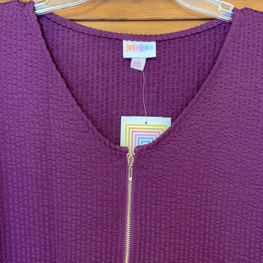LuLaRoe S Purple Rachael Tank Top